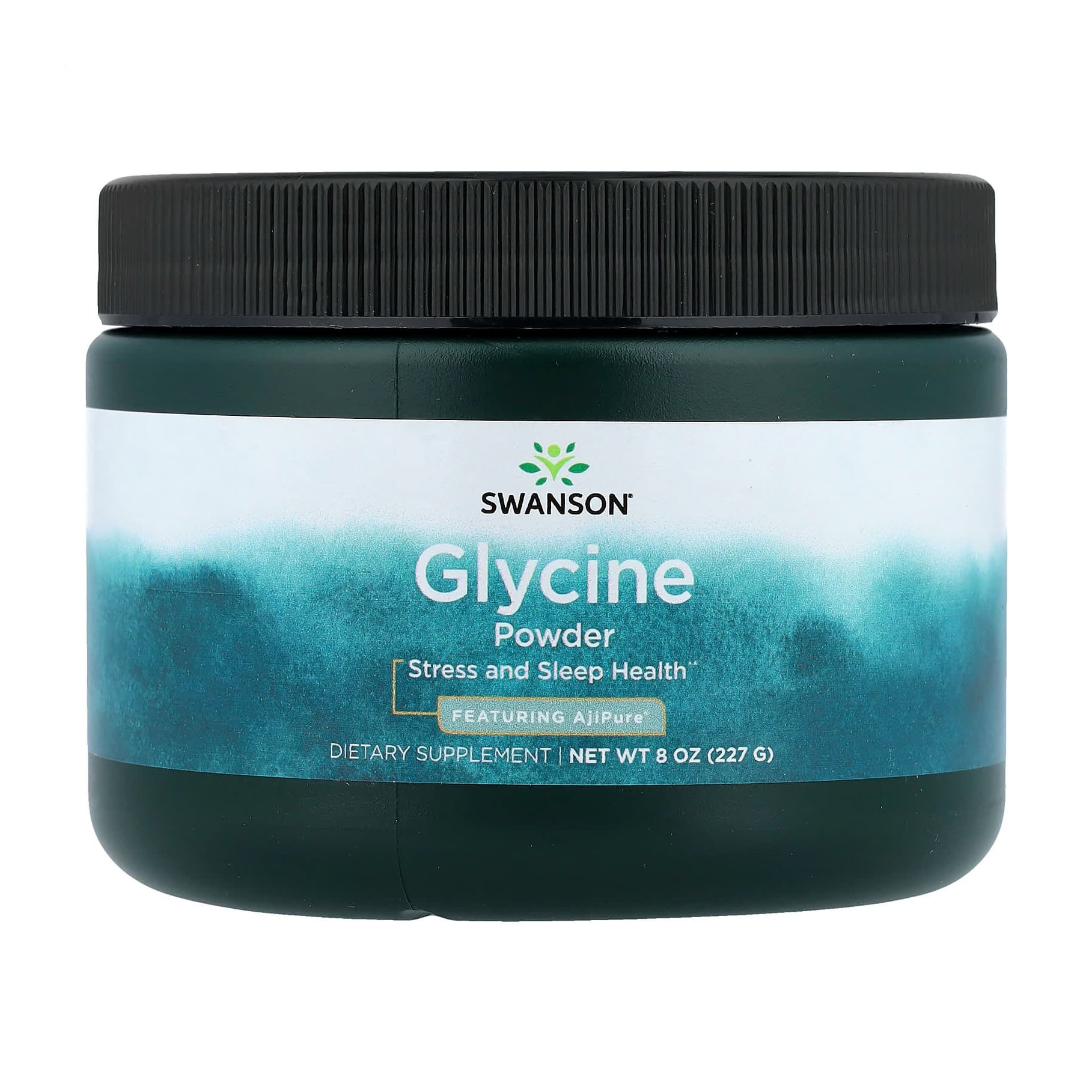 Гліцин Swanson Glycine Powder Featuring AjiPure в порошку, 227 г