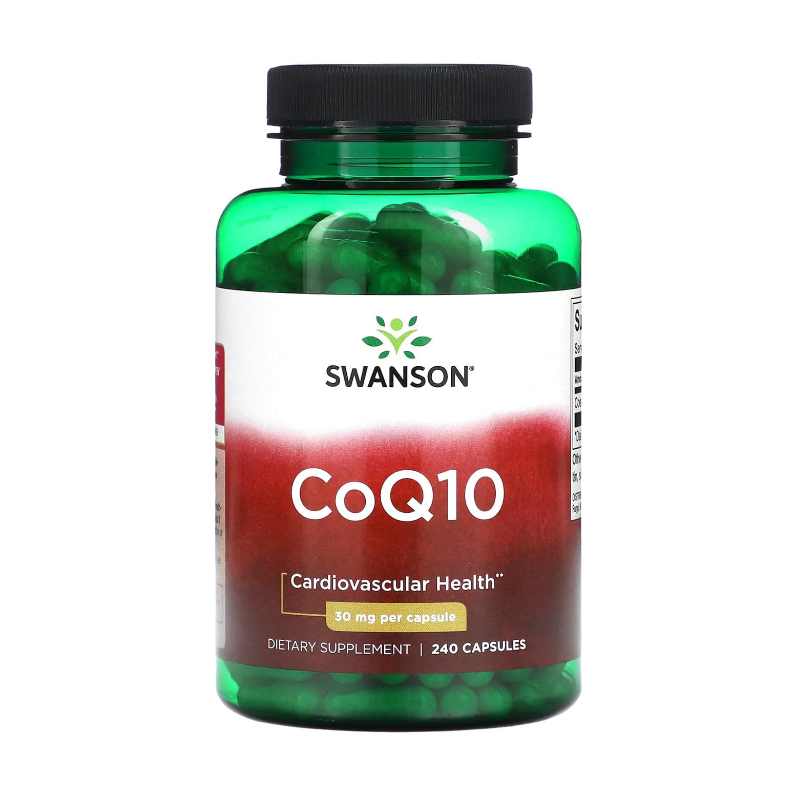 Коензим Q10 Swanson CoQ10, 30 мг, 240 капсул